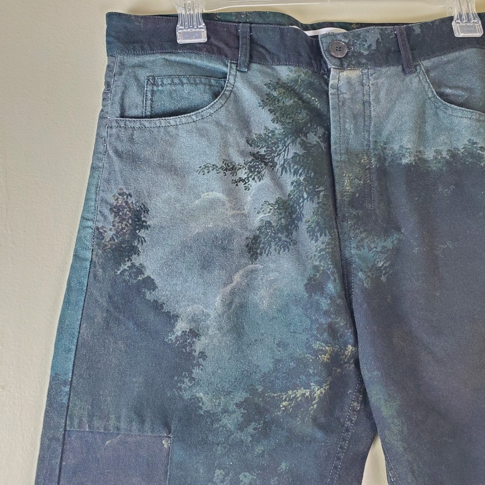McQ Alexander Mcqueen Landscape Pants Italy Size 48 Medium Art Indie Vanguard